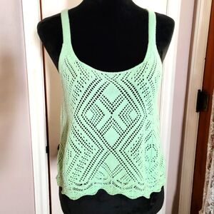 🧚‍♂️American Eagle Crochet Tank Top NWOT